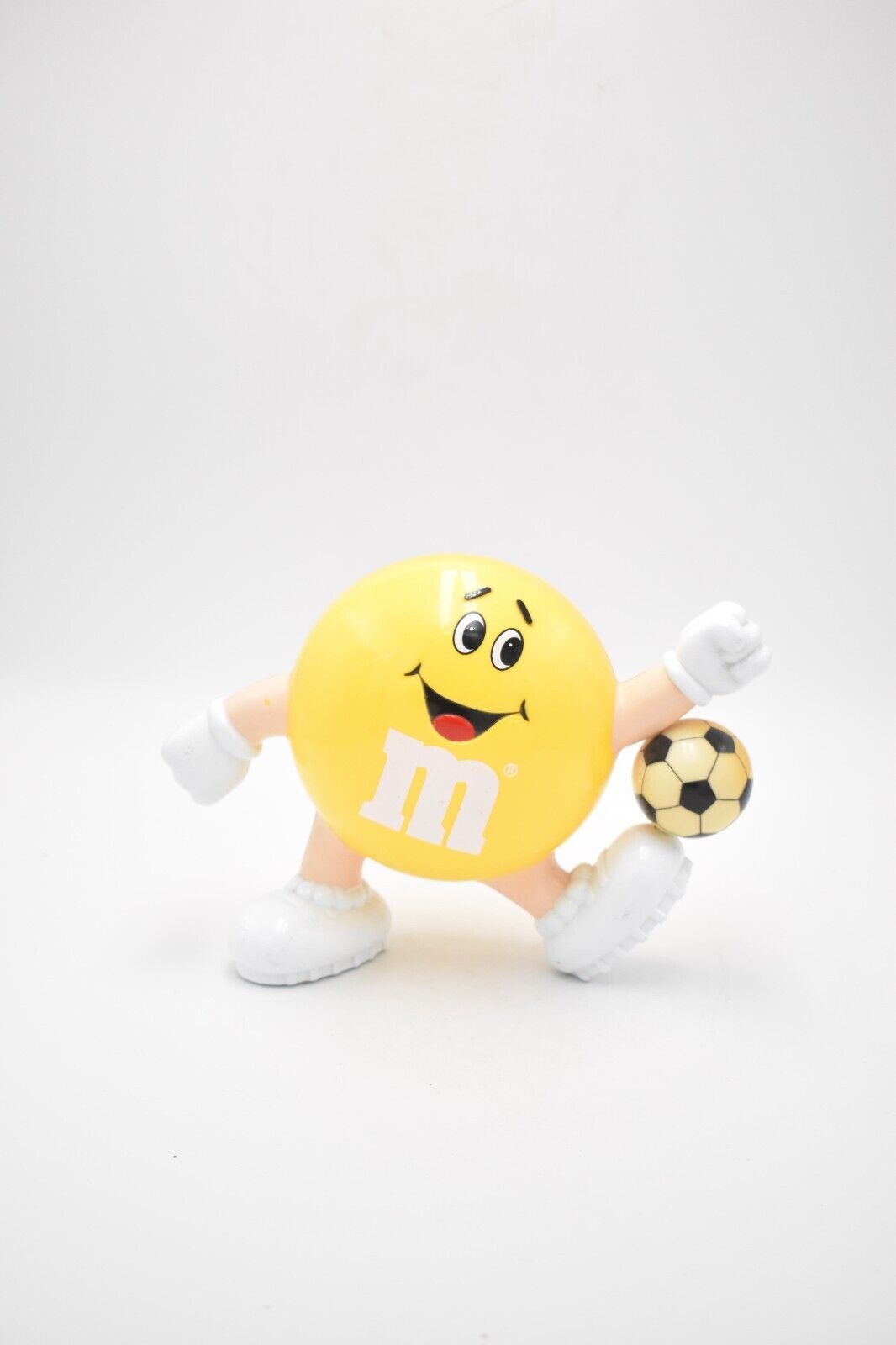 M&M's Yellow Football Candy Sweet Dispenser 1991 – Collectible Pawn