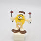 M&M's Yellow Character Snow Shoe Cake Topper