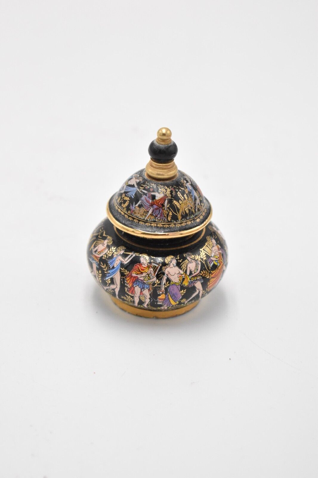 Vintage Venus Series Solid Perfume Bottle Made In Greece Scent Pot