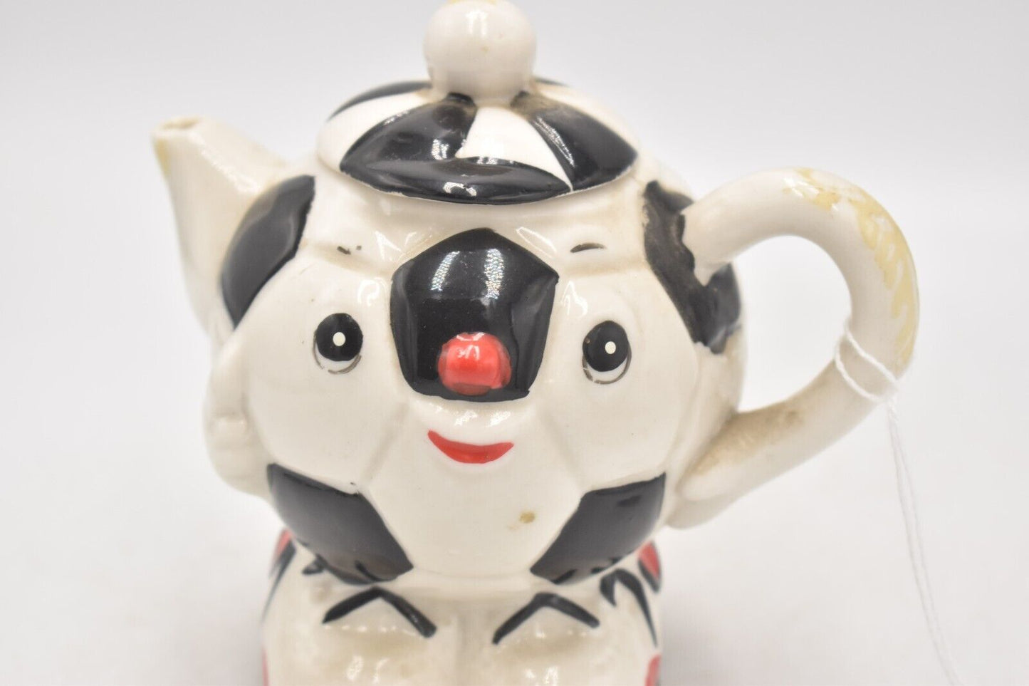 Vintage Football Teapot Novelty Decorative Collectible