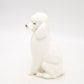 Vintage Lomonosov Poodle Dog Figurine, Statue, Ornament Made in USSR 1970s