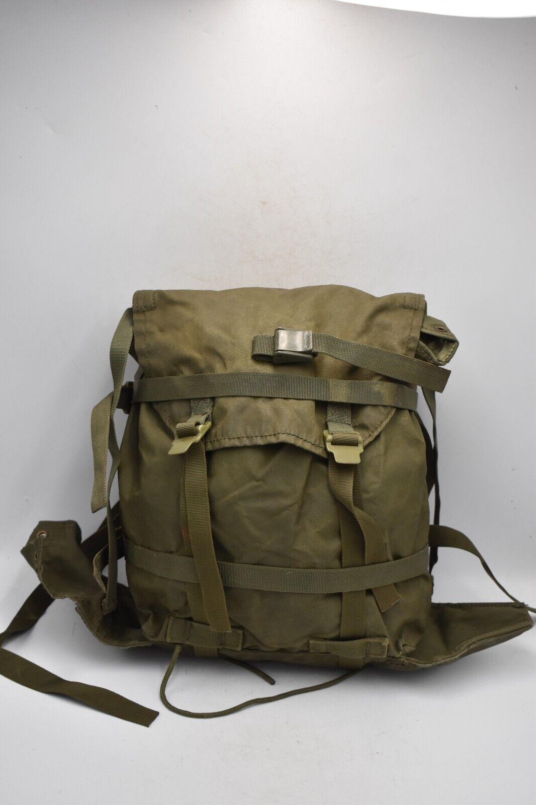 British Army 1971 Pattern Butt Pack Haversack Pouch – Olive Green PVC Nylon