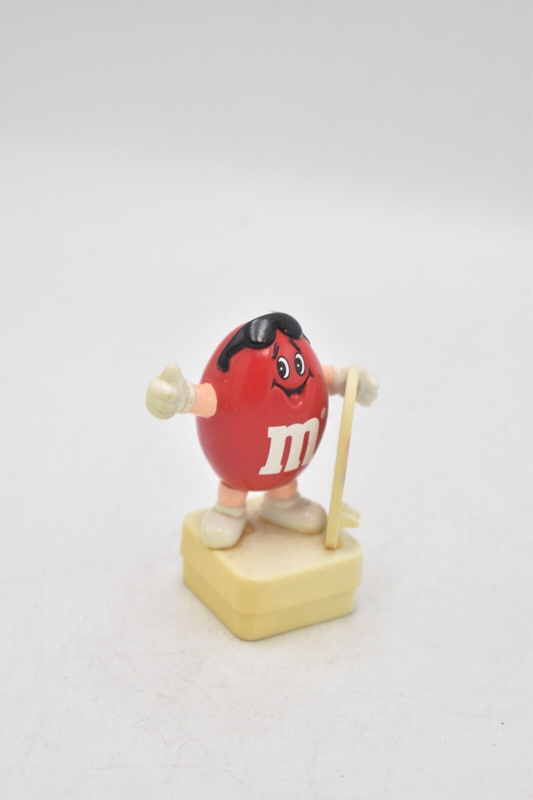 M&M's Red Peanut Character Surfer Cake Topper 1993