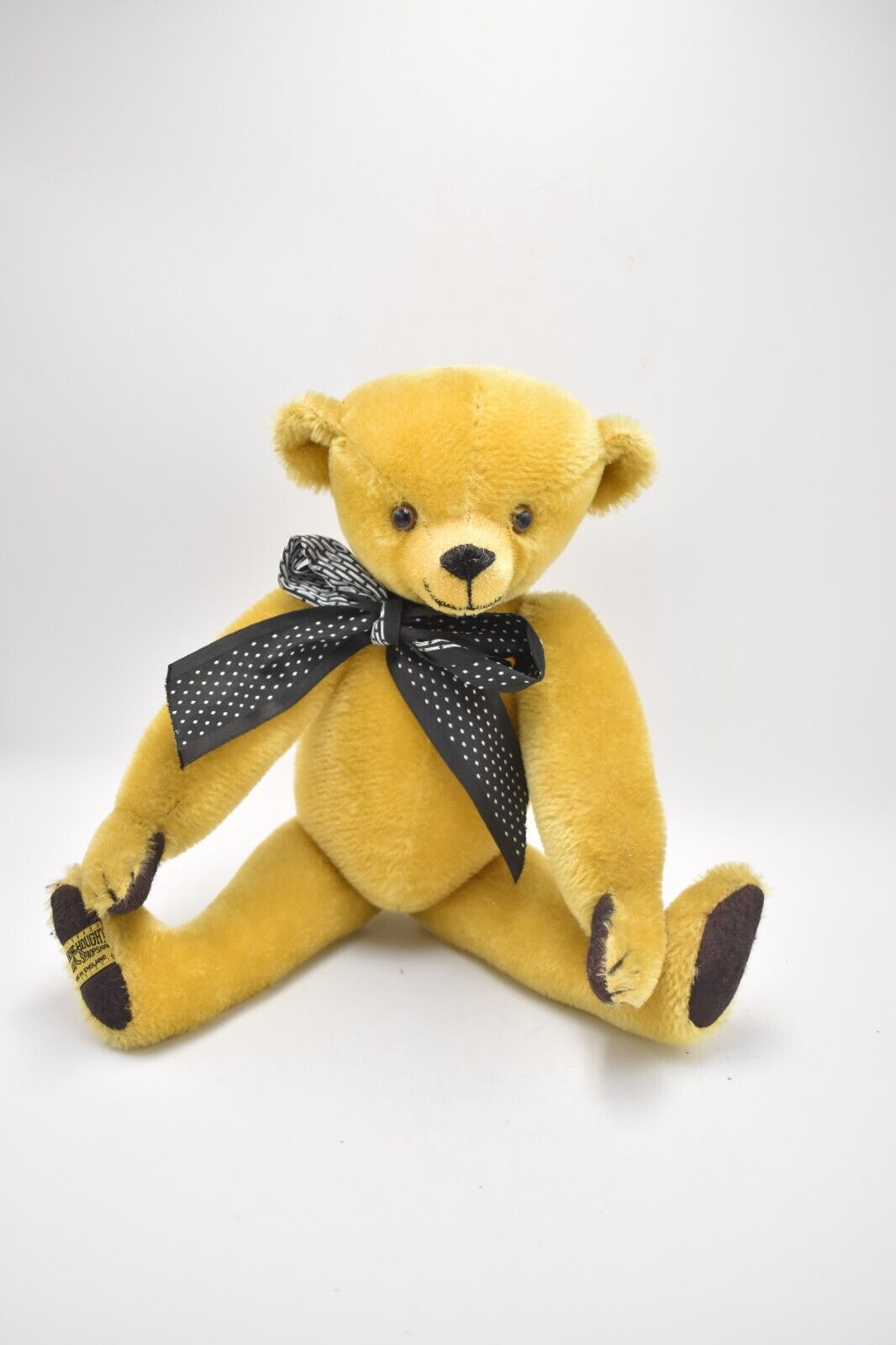 Merrythought Teddy Bear Long Limbs and Golden Mohair Limited Edition Retired