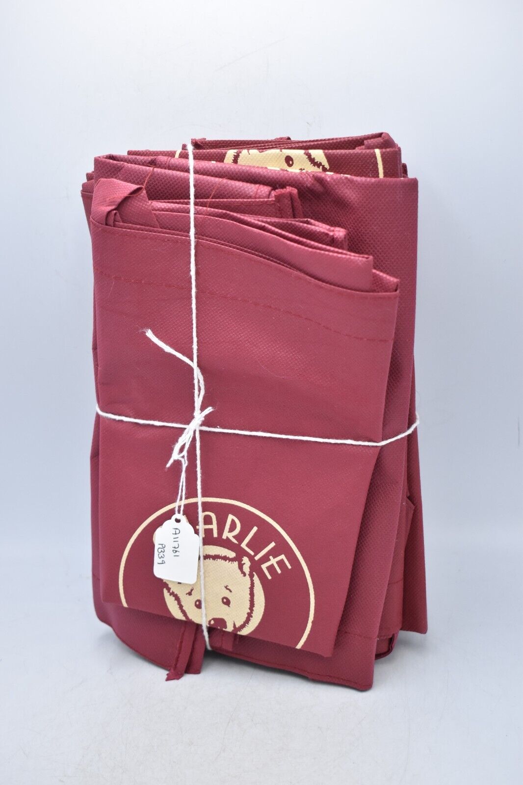 Charlie Bears Tote Bags Bundle x5 – Burgundy.