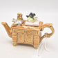 Vintage Toy Box Teapot Novelty Decorative Collectible