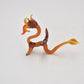 Vintage Murano Art Glass Dragon Figurine Ornament Statue