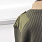 British Army Olive Green Wool Jumper Pullover Thermal Jersey - Size 100cm, Grade