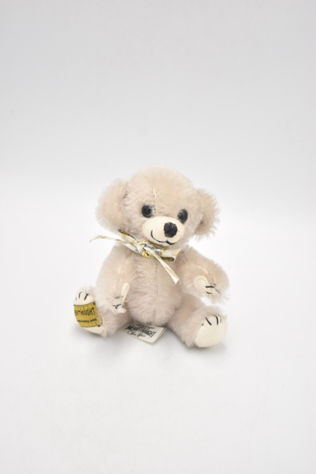 Merrythought Grey Cheeky Bear Limited Edition Retired