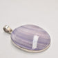 Vintage Sterling Silver 925 & Blue Lace Agate Pendant for Necklace