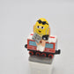 M&M's Yellow Peanut Character 1st Class Train Carriage Cake Topper