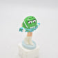 M&M's Ms Green Character Gymnastic Cake Topper