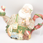 Vintage Fitz & Floyd Omnibus Santa's Toy Factory Teapot Decorative