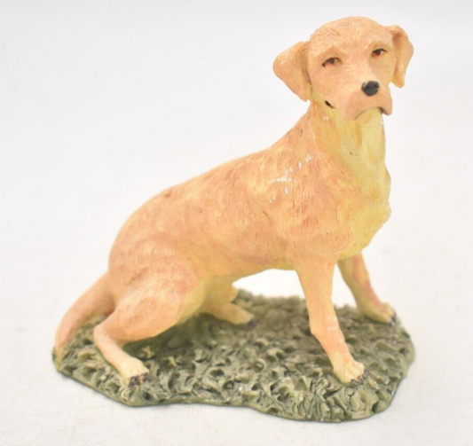 Vintage Labrador Golden Retriever Dog Figurine Statue Ornament Decorative