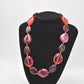 Vintage Retro Multi Colour Beaded Necklace Ladies Costume Jewellery