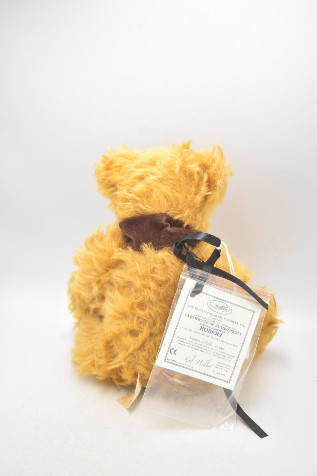 Deans Rag Book Co Robert Teddy Bear Limited Edition Retired & Tagged