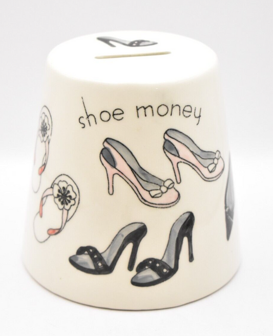 Novelty Shoe Money Ceramic Money Box Piggy Bank Coin Bank