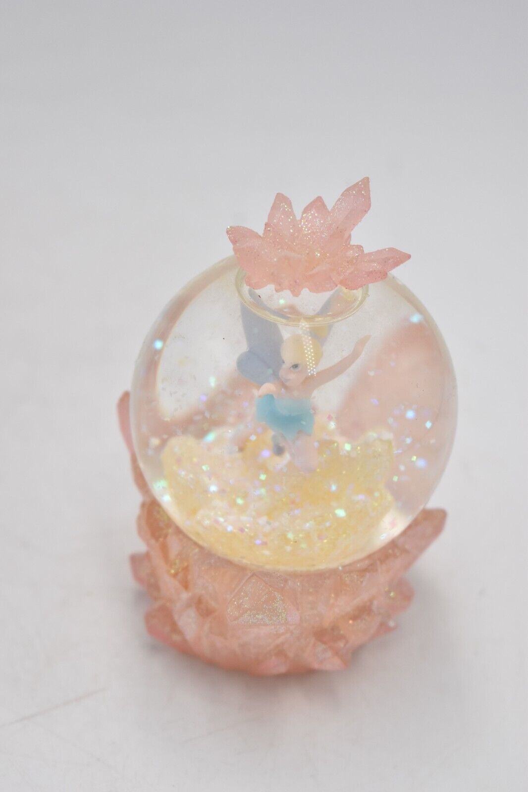 Disney Tinkerbell Mini Snow Globe – Excellent Condition – 4"