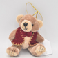 Vintage Artist Teddy Bear in a Red Waistcoat and Bow Tie