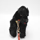 Vintage Hermann Poodle Black Mohair Jointed, Glass Eyes Dog Teddy Bear