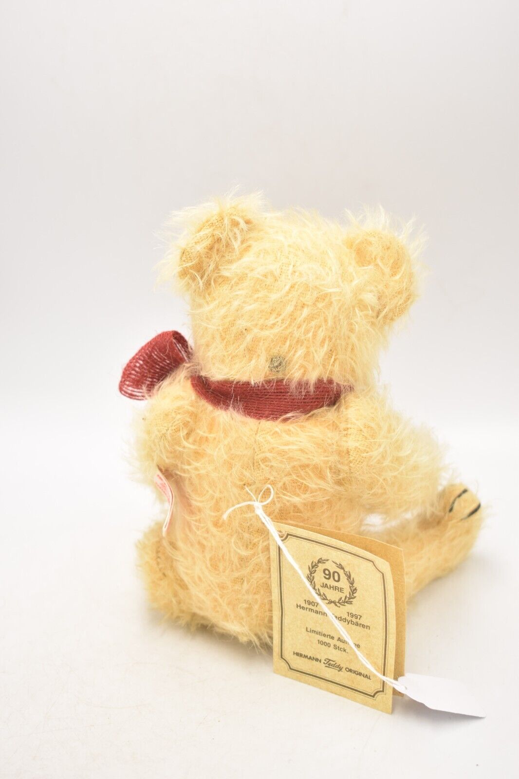 Hermann 90 Years Teddy Bear Limited Edition Retired & Tagged