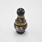 Vintage Painted Enamel Decorative Perfume Bottle Greek Mythology