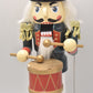 Christmas Nutcracker with Drums Wooden Christmas Decoration Musical