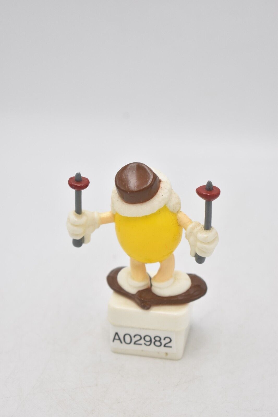 M&M's Yellow Character Snow Shoe Cake Topper