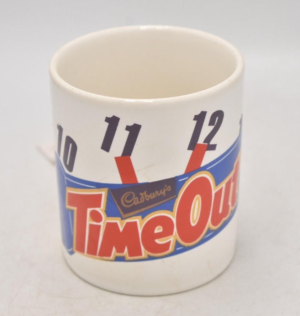 Vintage Cadburys Time Out Coffee Mug Tea Cup Kilncraft Collectible