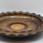 Vintage Hand Carved Wooden Bowl Retro Rustic Wood Plate Trinket Dish Key Tidy