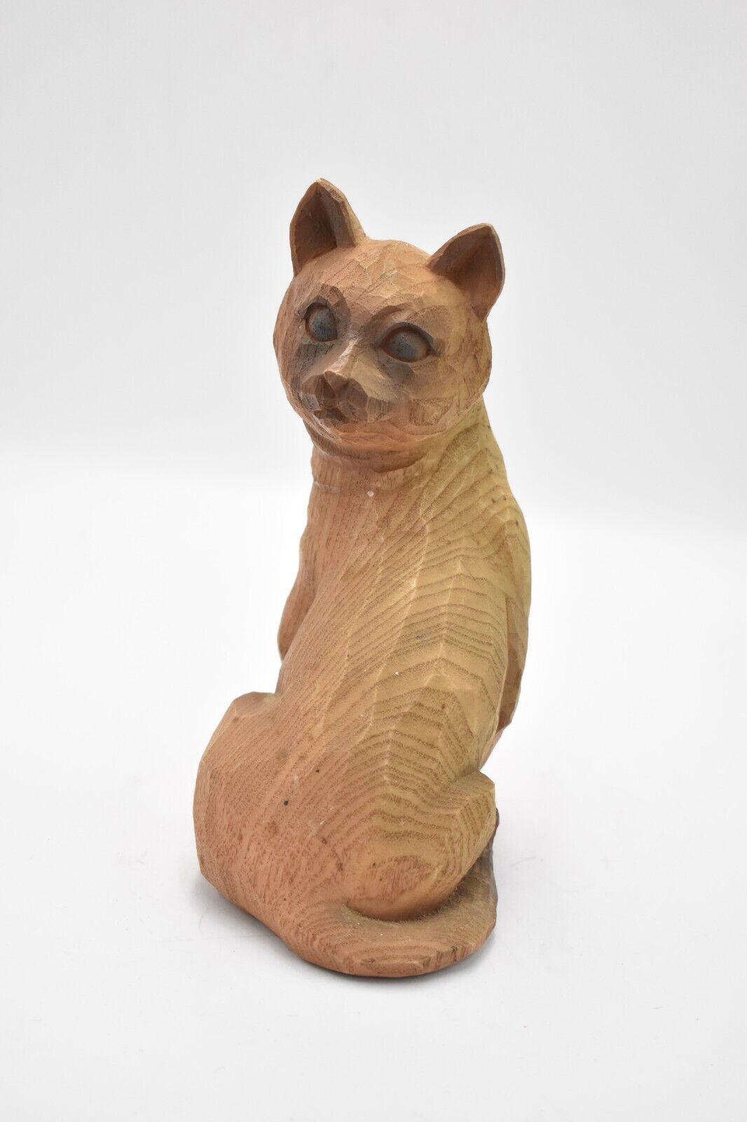 Vintage Resin Cat Figurine Statue Ornament