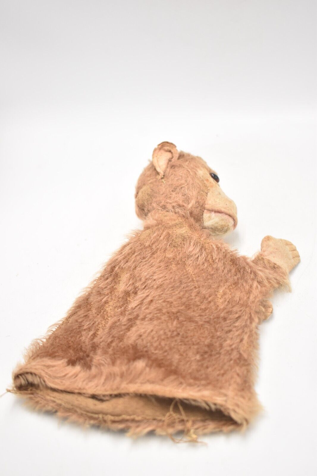 Vintage 1930's Monkey Glove Hand Puppet with Glass Eyes German