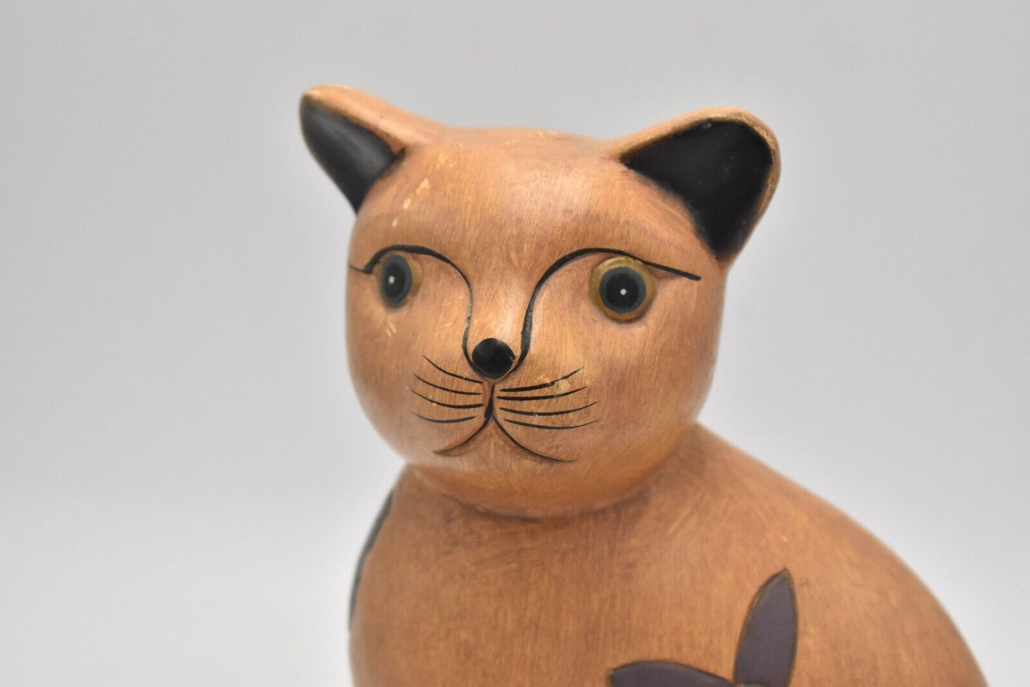 Vintage Studio Pottery Cat Figurine Statue Ornament