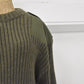 British Army Olive Green Wool Jumper – Royal Artillery Pullover, 40" Chest