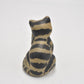 Vintage Tabby Cat Playing Figurine Statue Ornament