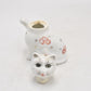 Vintage Chinese Lucky Cat Miniature Teapot Novelty Decorative Collectible