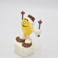 M&M's Yellow Character Snow Shoe Cake Topper