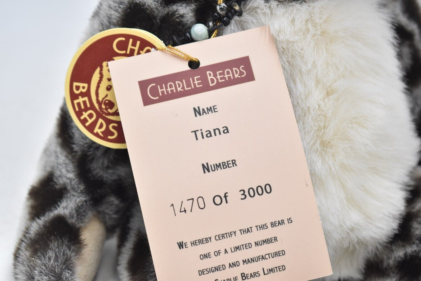 Charlie Bears Tiana – Limited Edition, Retired & Tagged – Isabelle Lee Design