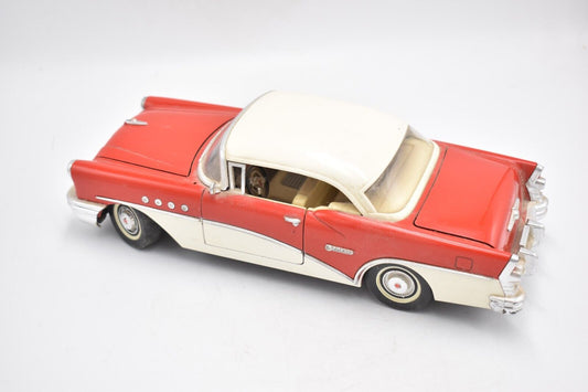 MIRA 1955 Buick Century Red/White 1/18 Scale Model Car