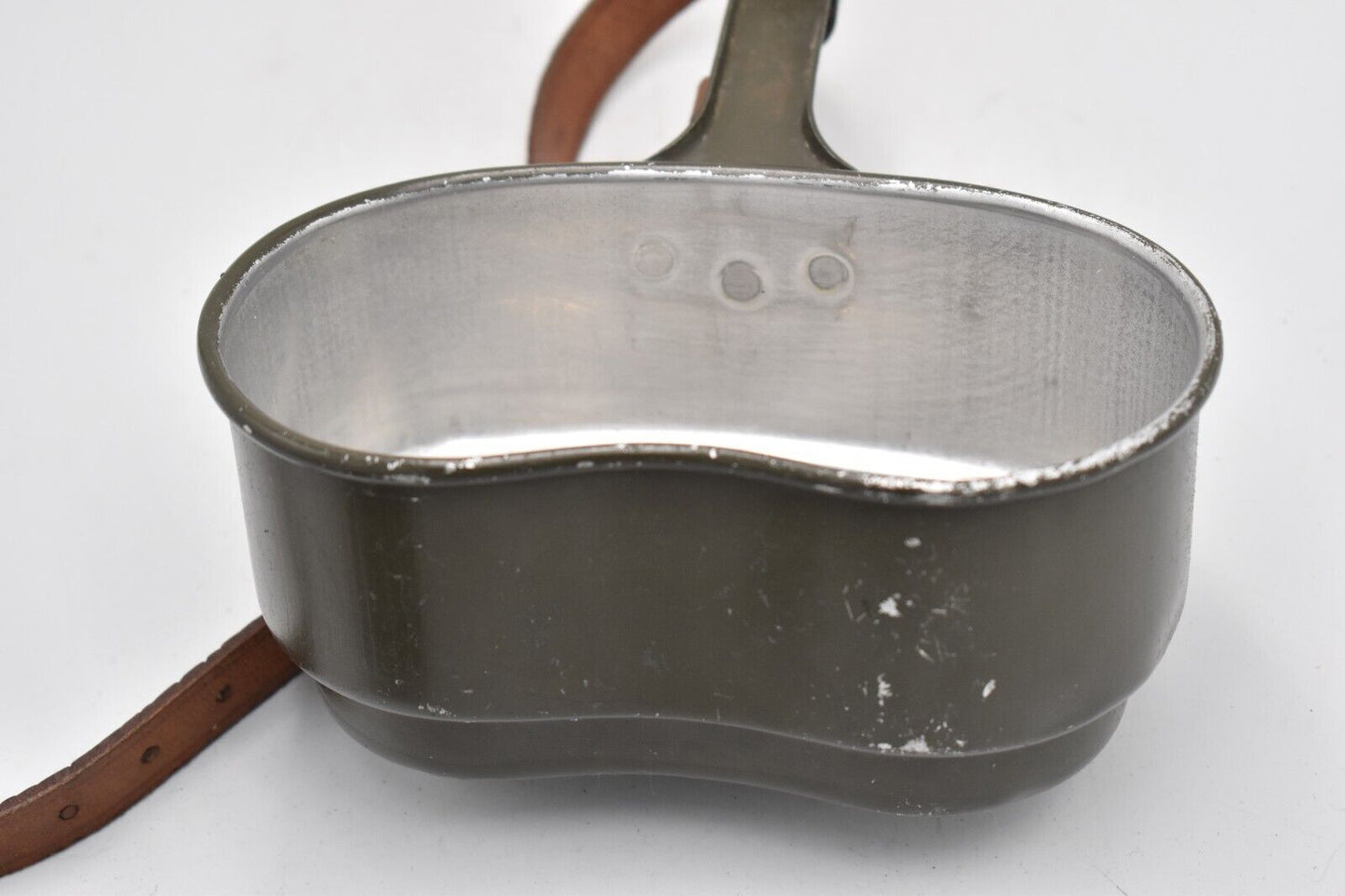 Polish Army Mess Kit Aluminium Military Bowler Pot – 2 Parts Mess Tin (Dated 198