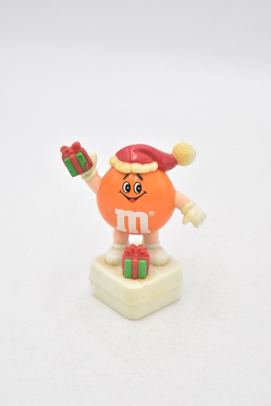 M&M's Orange Character Christmas Present Cake Topper 1993