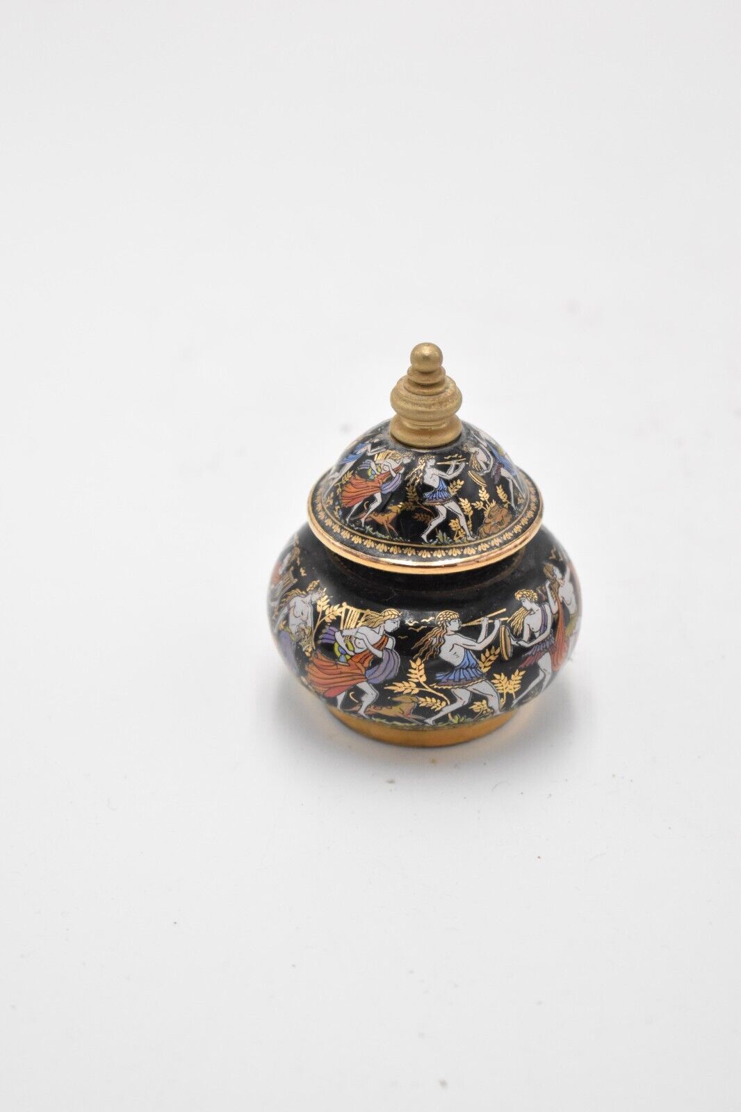 Vintage Venus Series Solid Perfume Bottle Made In Greece Scent Pot