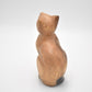 Vintage Wooden Cat Figurine Statue Ornament