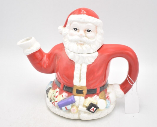 Vintage The Leonardo Collection Father Christmas Teapot Novelty Decorative