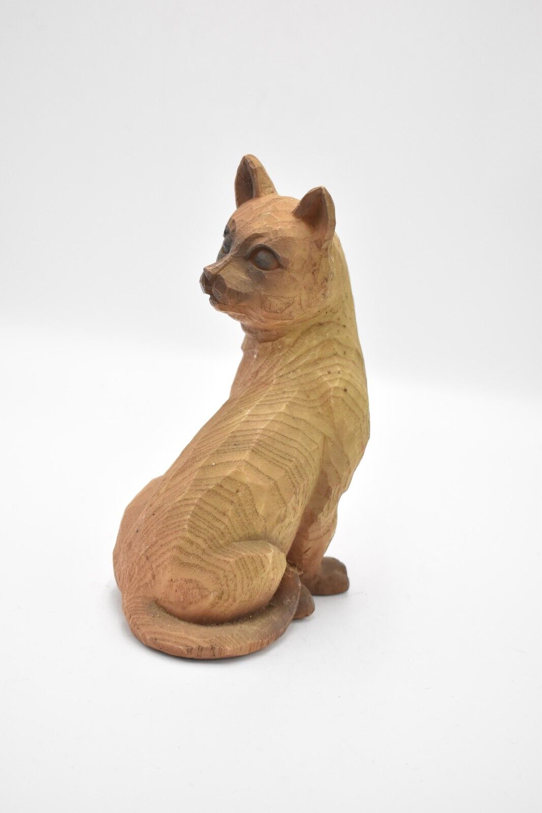 Vintage Resin Cat Figurine Statue Ornament