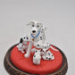 Disney 101 Dalmatians Figurines Inside Glass Dome