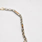 Vintage Sterling Silver Necklace with Tiger Eye Gemstones - 42cm