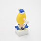 M&M's Yellow Character Skier Cake Topper 1993