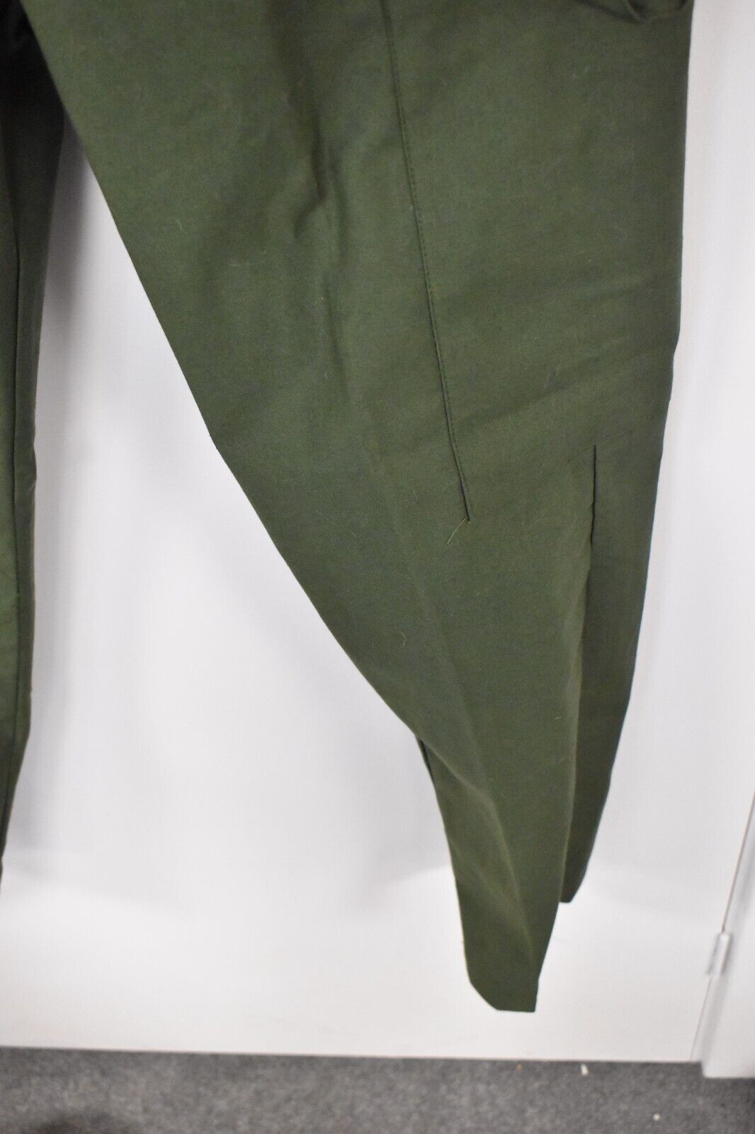 Vintage Swedish Army Olive Green Combat Trousers – Dated 1976, W30" L32"