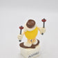 M&M's Yellow Character Snow Shoe Cake Topper